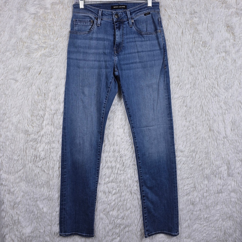 Mavi Jeans Zach Straight Leg Mens 29/34 Medium Wash Denim